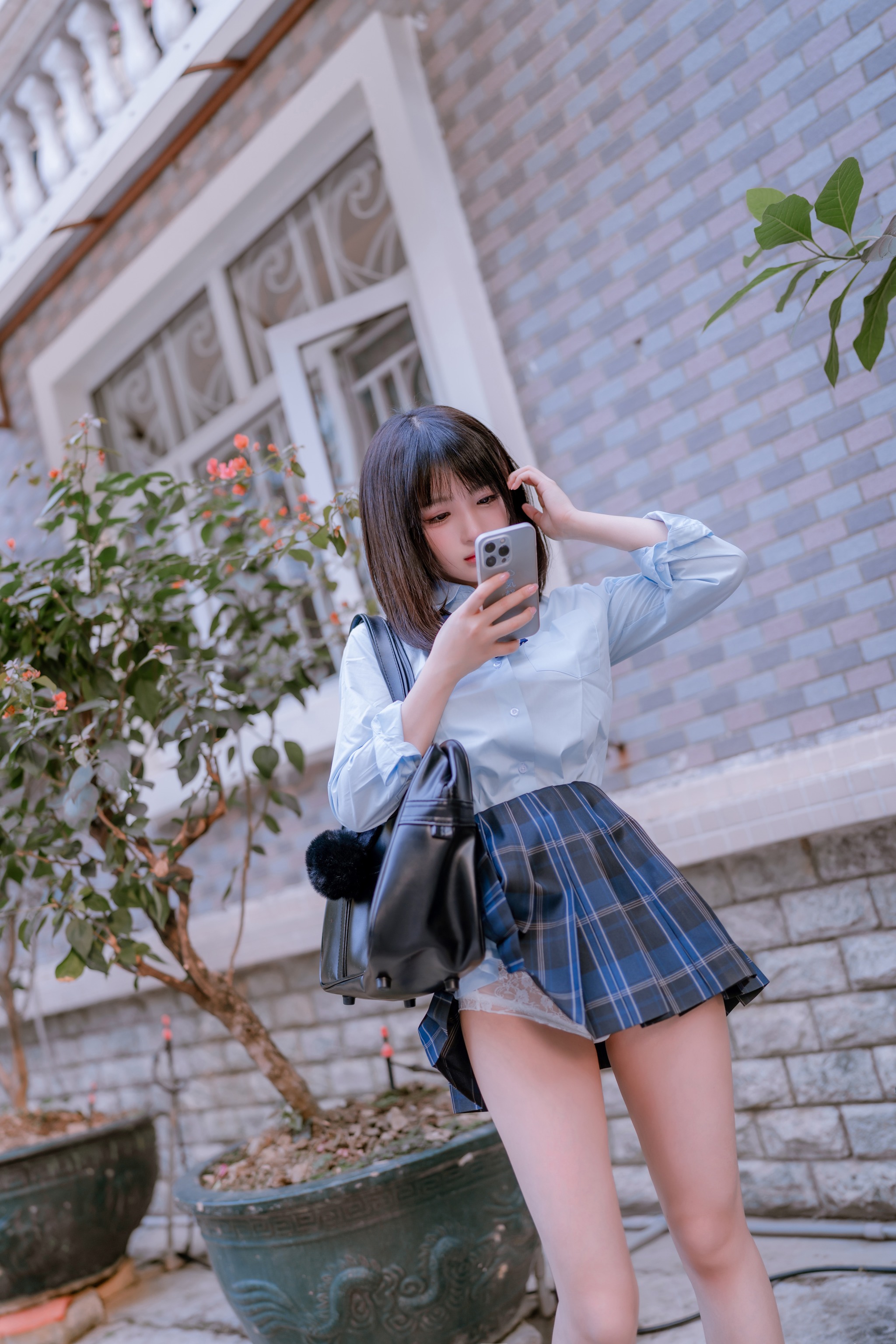 图片[1]-桜井宁宁 – NO.046 jk之居家 [66P]-XikXak